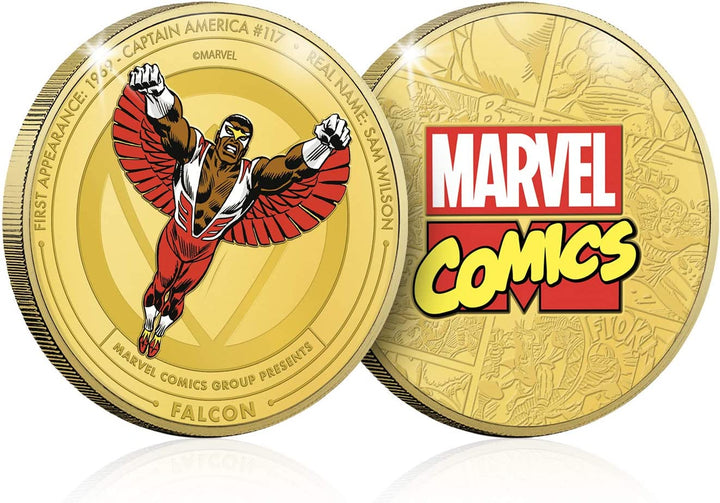 The Koin Club Marvel Gifts Classic Heroes Collectable Commemorative Gold Coin -