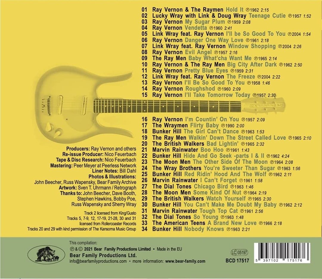 Ray Vernon - All Wrays Lead To Rock- The Link Wray Connection [Audio CD]