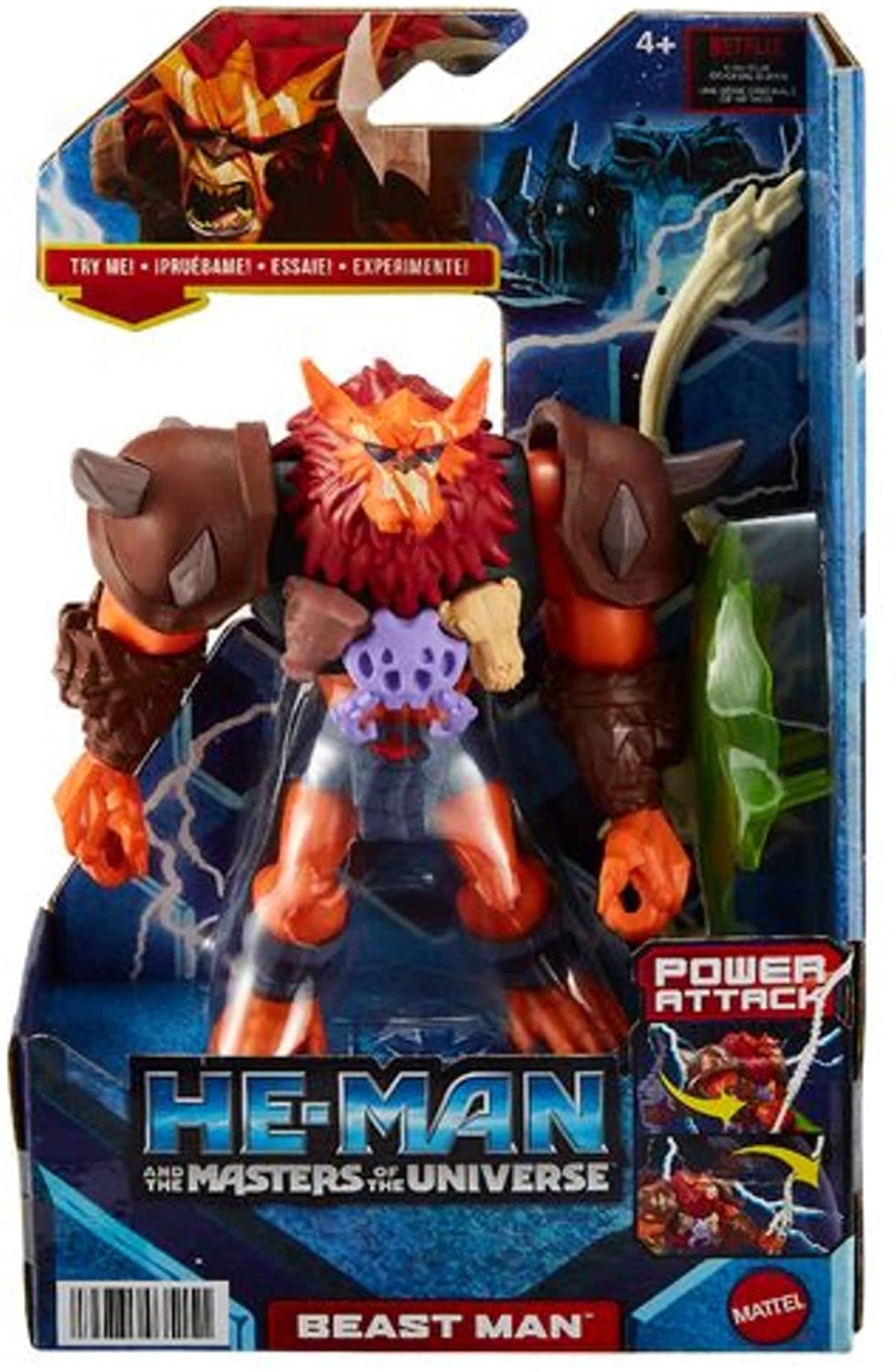 He-Man And The Masters of the Universe Beast Man Action Figure - Power Attack Fe