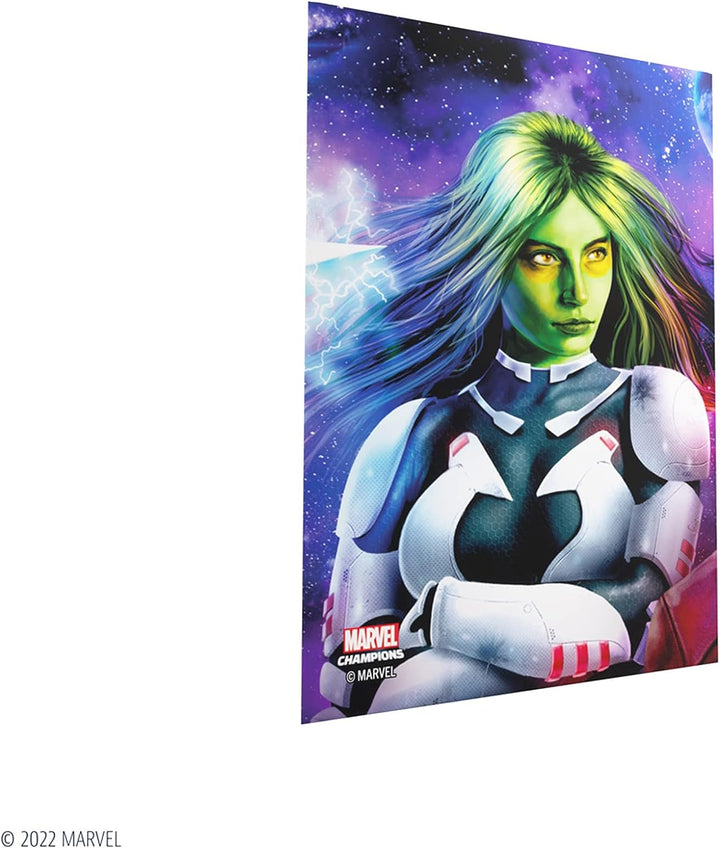 Gamegenic Marvel Champions The Card Game Official Gamora Fine Art Sleeves Pack of 50