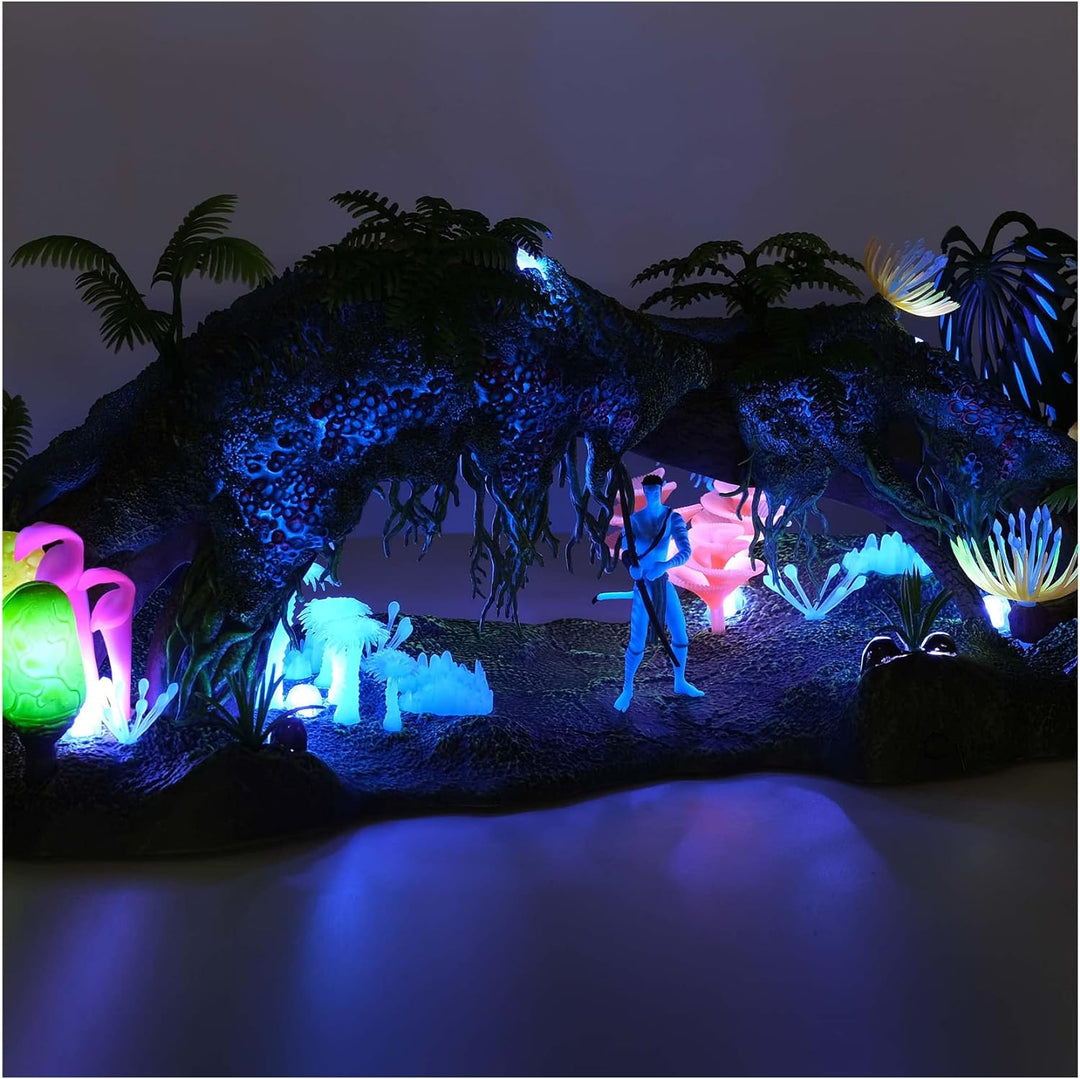 McFarlane Toys - Disney Avatar – World of Pandora Omatikaya Forest Deluxe Movie Figure Set