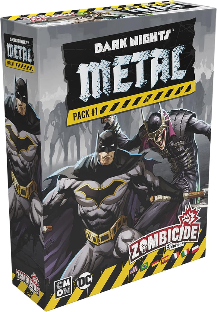 CMON Zombicide Dark Nights Metal Pack #1 | Set of Justice League Miniatures Comp