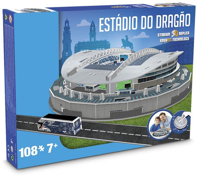Nanostand Do Dragao Oporto Puzzle - Grey/Blue, Size One