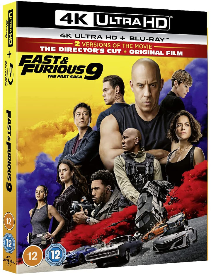 Fast & Furious 9 [4K Ultra HD] [2021] [Region Free] - Action/Drama [Blu-ray]