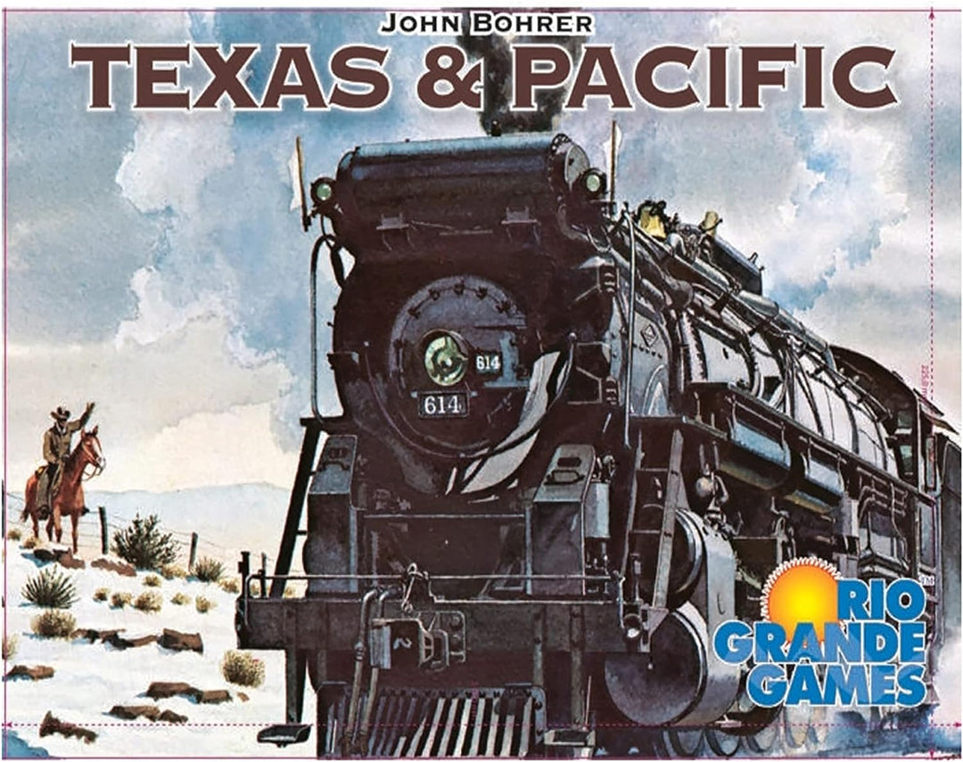Texas & Pacific - Railway Board Game, Set in 19th-Century Midwest & Texas, Investors & Ranchers Train Game