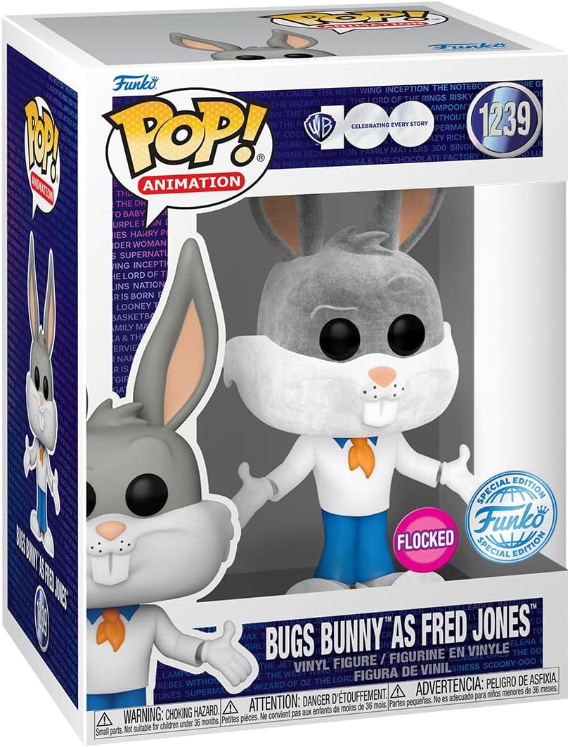 Warner Bros Bugs Bunny as Fred Jones Exclusive Funko 70419 Pop! Vinyl #1239