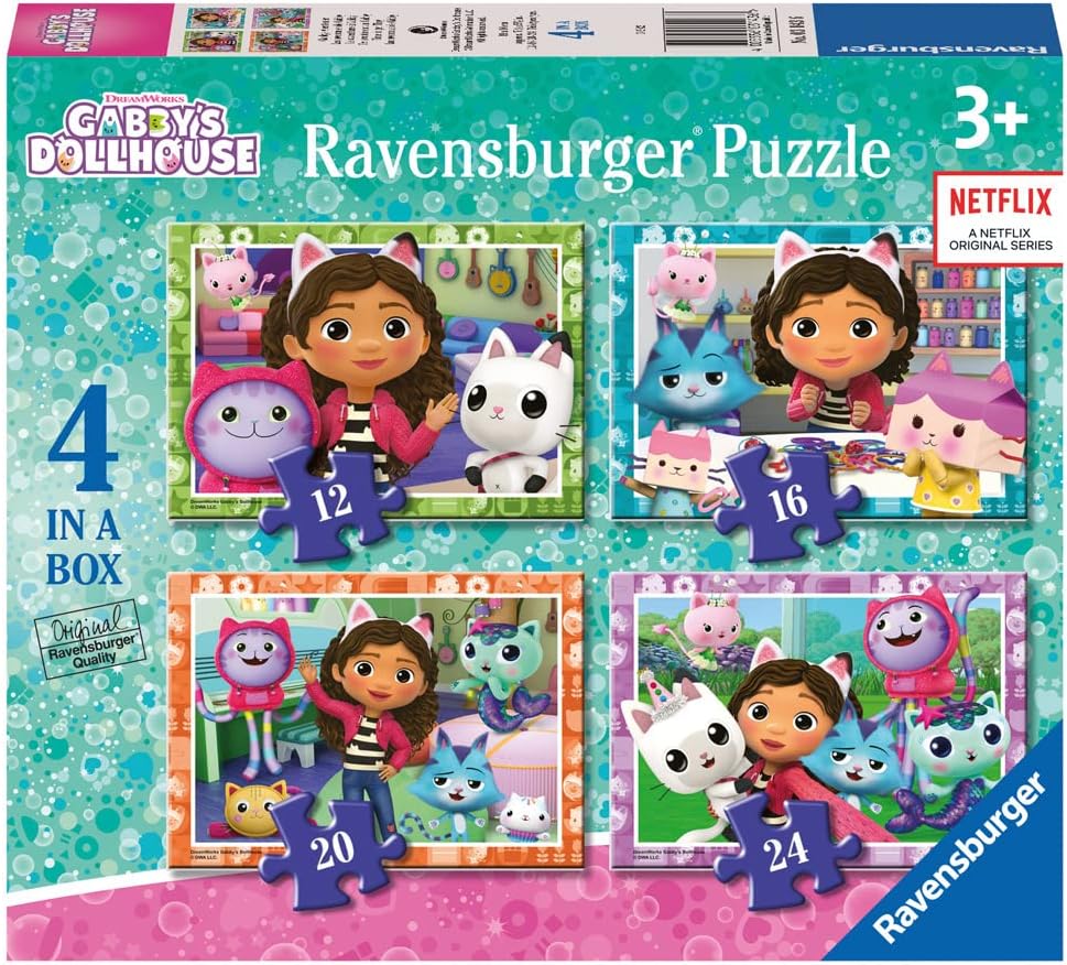 Ravensburger Gabby’s Dollhouse Jigsaw Puzzles for Kids