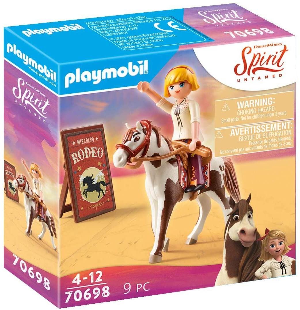 Playmobil DreamWorks Spirit Untamed 70698 Rodeo Abigail, for Children Ages 4+