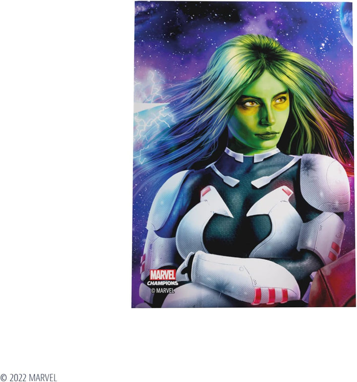 Gamegenic Marvel Champions The Card Game Official Gamora Fine Art Sleeves Pack of 50