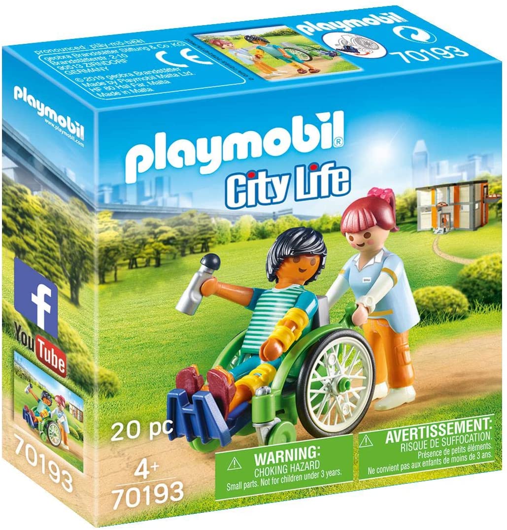 Playmobil 70194 City Life Grandma with Rollator 4 Years Colourful
