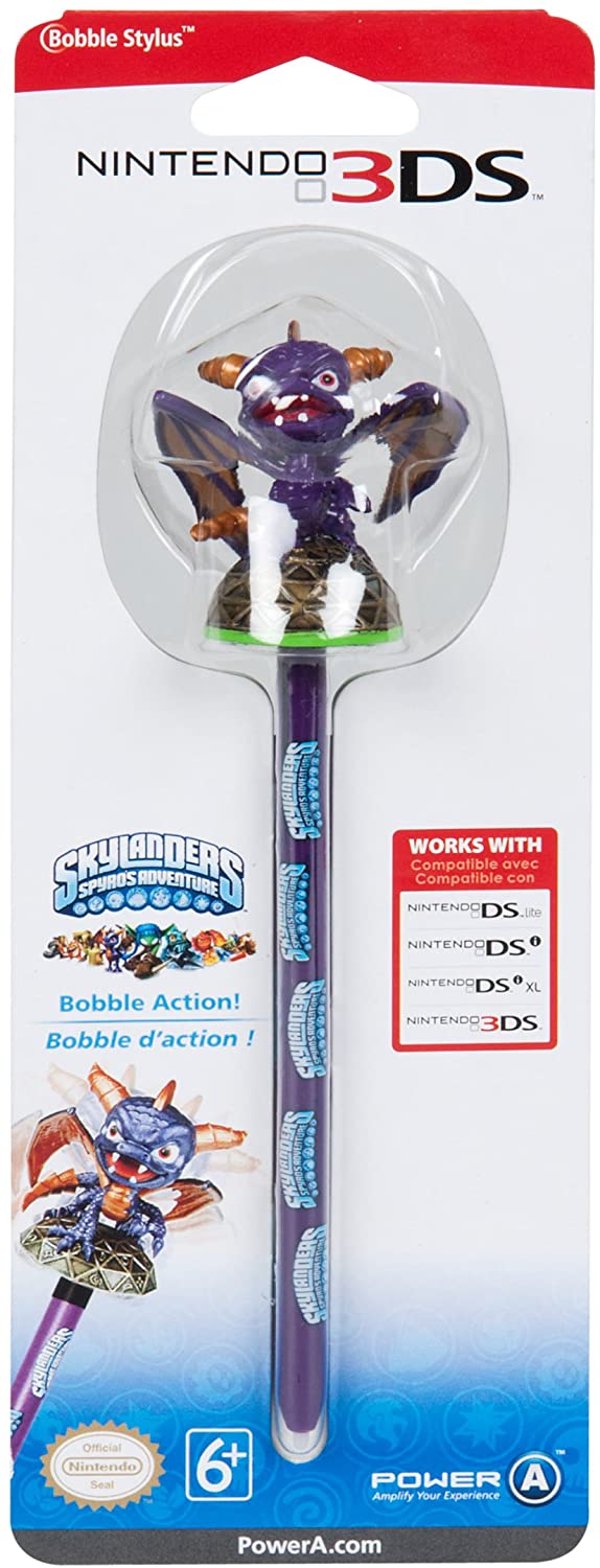 Skylanders: Spyro's Adventure Bobblehead Stylus: Spyro (3DS XL/ 3DS/ DSi XL/ DSi