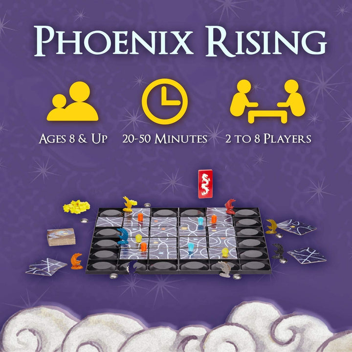 Calliope Games CLP120 Tsuro: Phoenix Rising, gemischte Farben