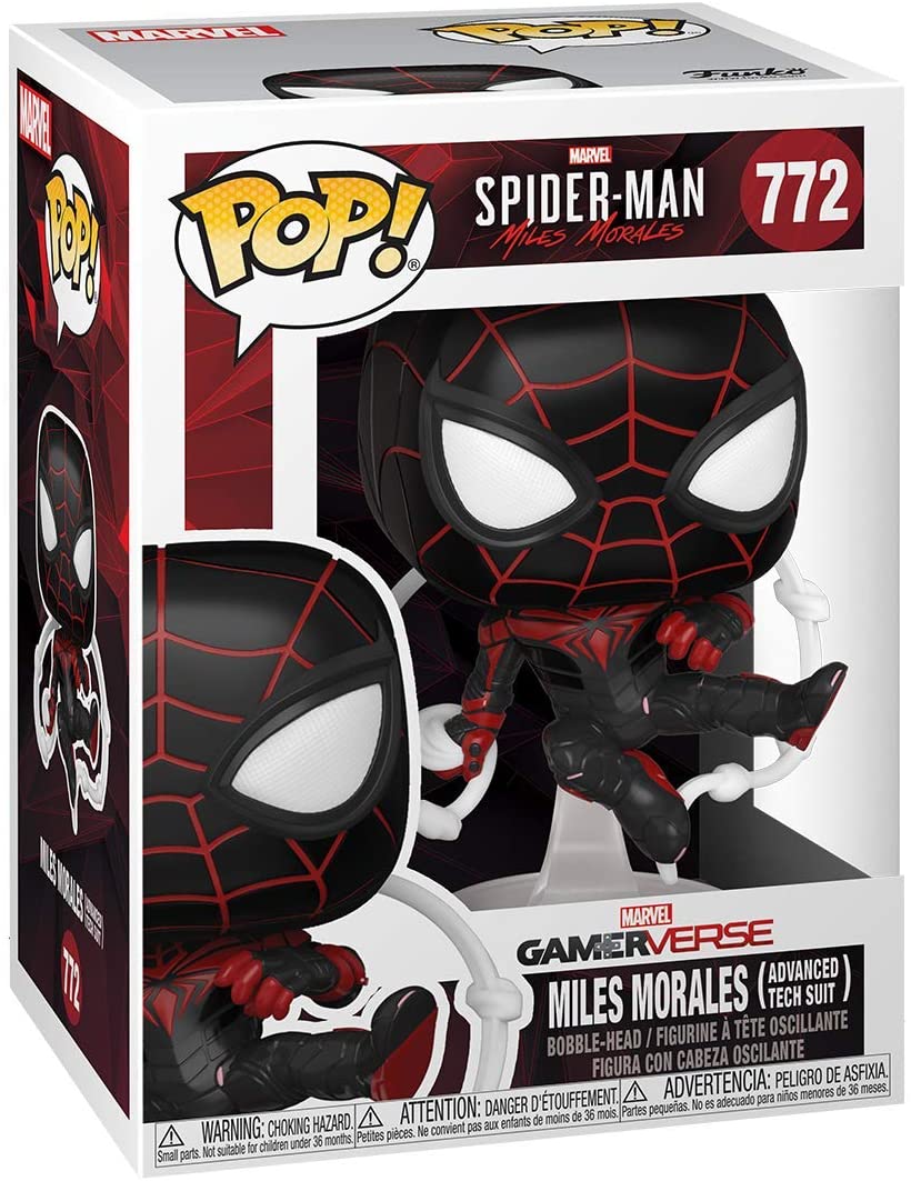 Spider Man Miles Morales (Advanced Tech Suit) Funko 54693 Pop! Vinyl #772
