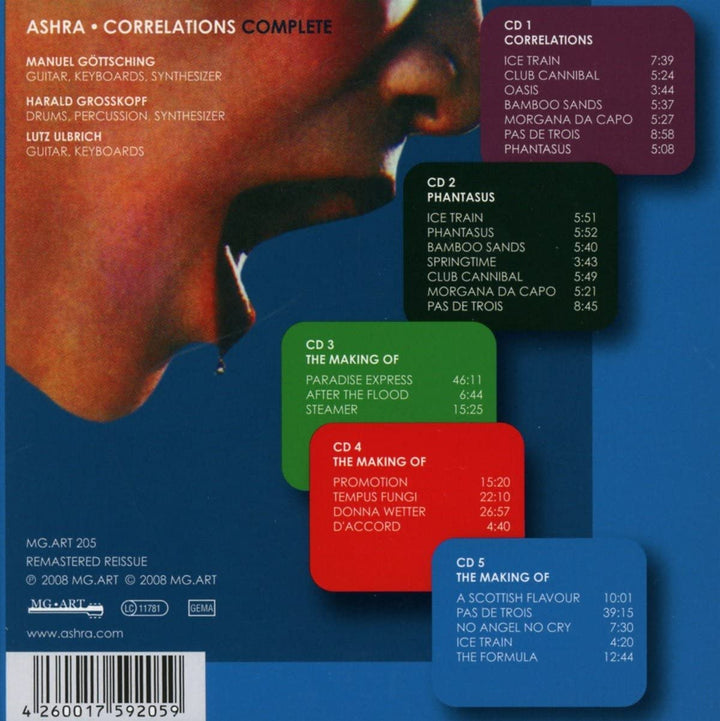 Ashra - CORRELATIONS COMPLETE [Audio CD]