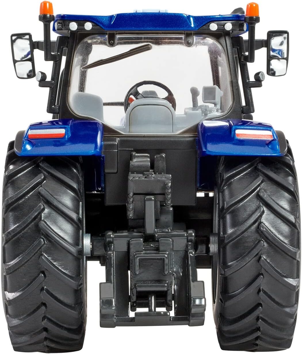 New Holland T6.180 Blue Power Tractor Toy, Farm Toys for Children, New Holland Tractor Toy