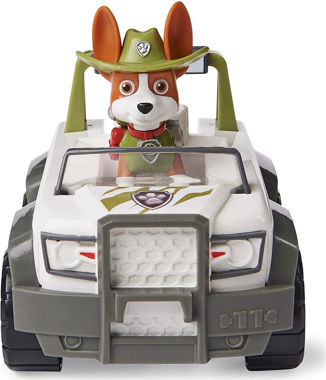 PAW Patrol Tracker’s Jungle Cruiser Vehicle with Collectible Figure, for Kids Ag