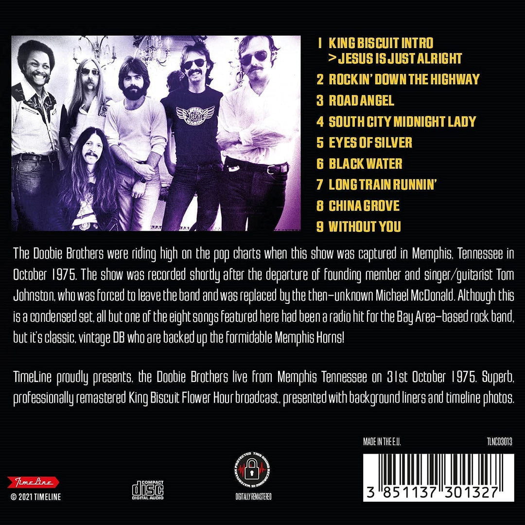 The Doobie Brothers - Live In 1975 [Audio CD]