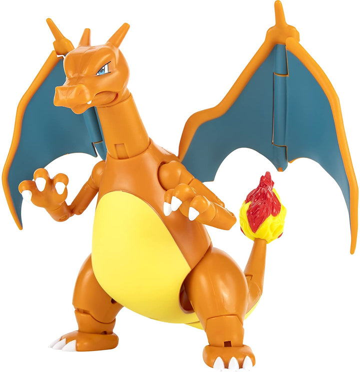 Pokemon Select 6 Inch Articulated Figure-Charizard, Multi-Colour