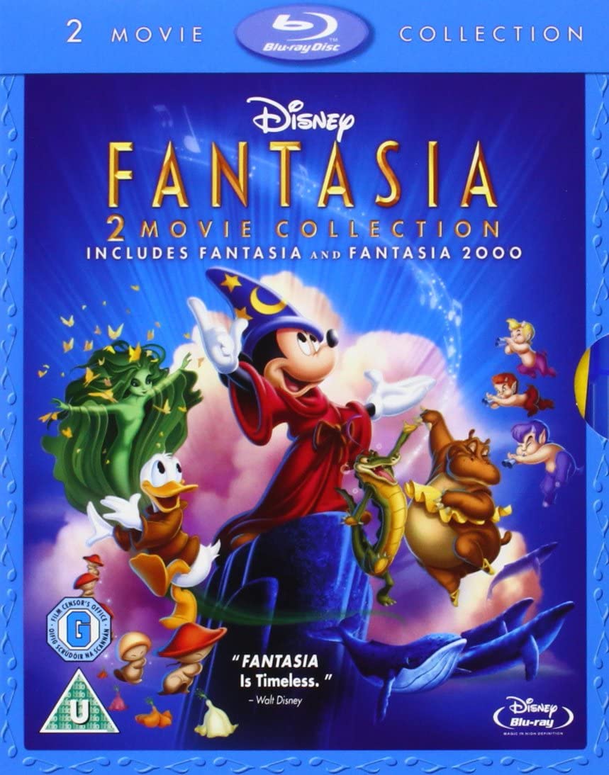 Fantasia / Fantasia 2000 [Blu-ray] [1941]