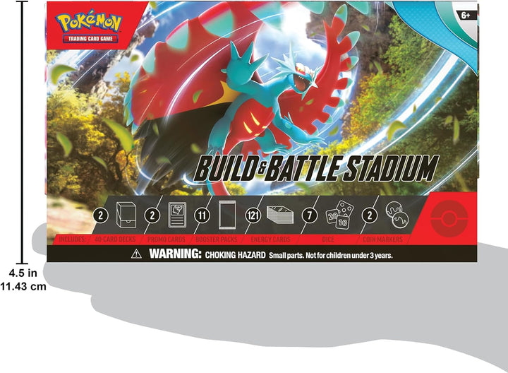 Pokemon TCG: Scarlet & Violet—Paradox Rift Build & Battle Stadium (2 Decks, 11 B