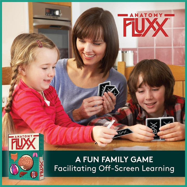 Anatomy Fluxx Family Card Game | Ages 12+ | 2-6 Players