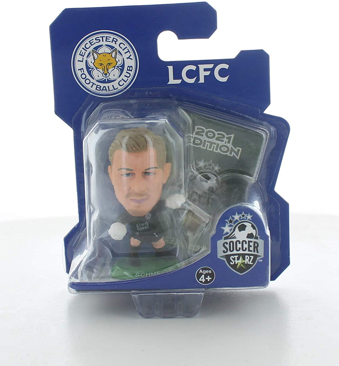 SoccerStarz SOC1078 Classic Leicester Kasper Schmeichel Home Kit