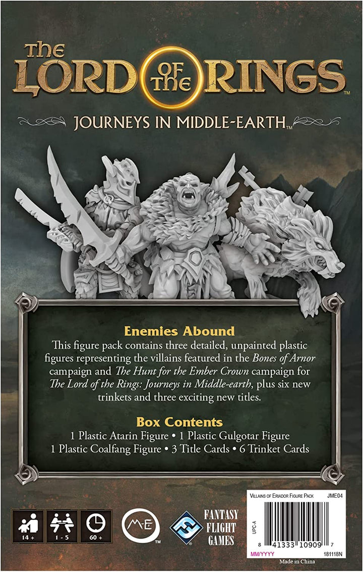 The Lord Of The Rings - Journeys in Middle-earth: Villains of Eriador