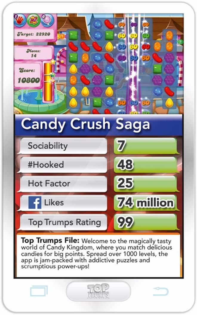 Top Trumps 002073 Hottest 30 Apps Card Game