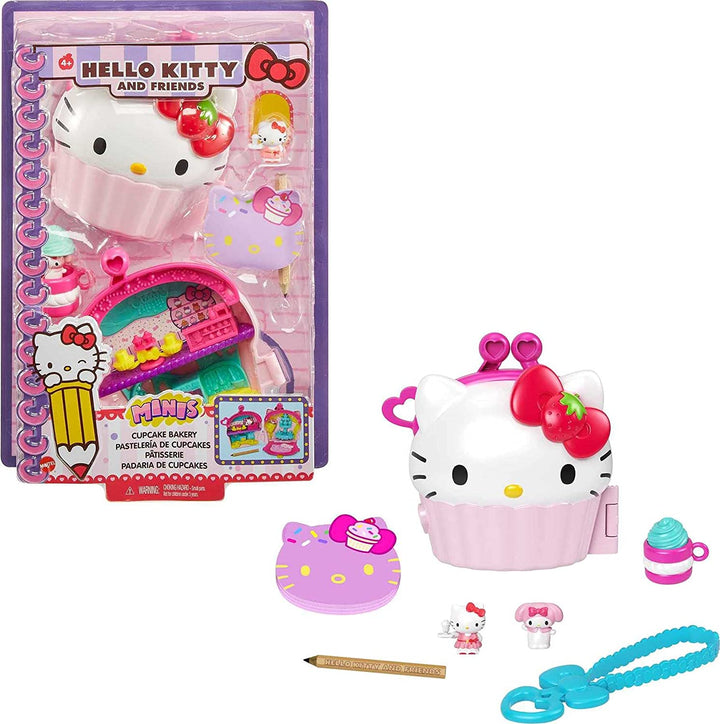 Hello Kitty Sanrio GVB30 Hello Kitty and Friends Minis Cupcake Bakery