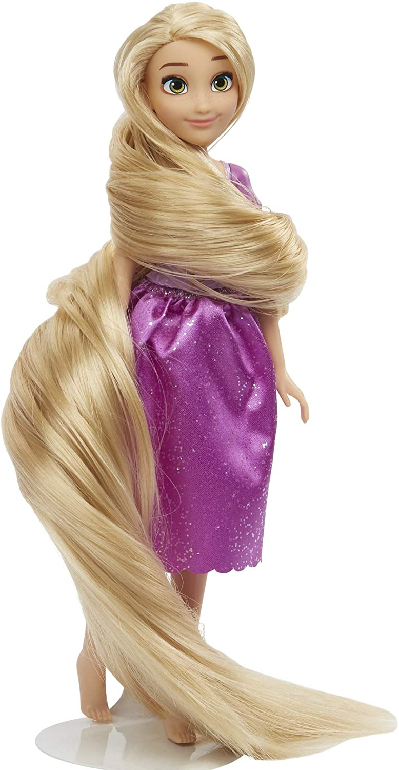 Disney Princess Long Locks Rapunzel, Fashion Doll with Blonde Hair 45-cm Long, Princess Toy for Girls 3 Years and Up, Multicolor, F1057