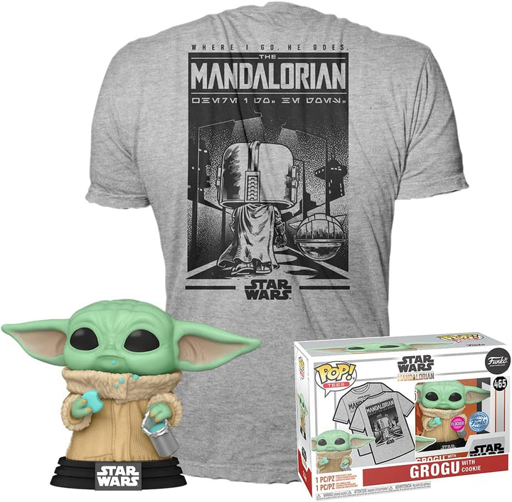 Star Wars the Mandalorian Grogu With Cookie Exclusive Funko 63621 Pop! Vinyl #465