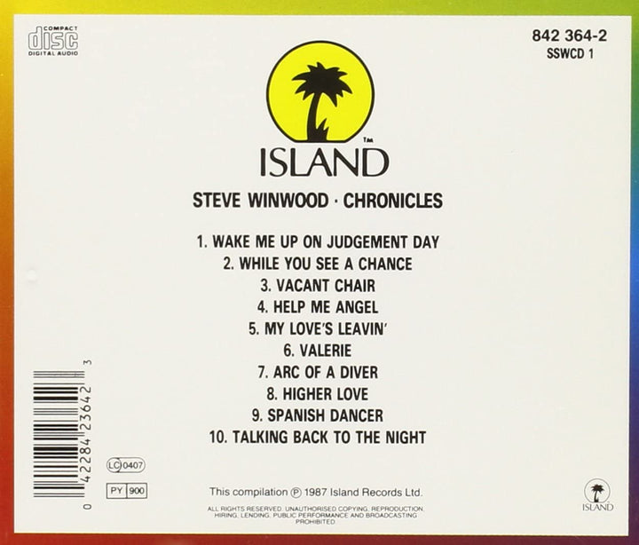 Steve Winwood - Chronicles [Audio CD]