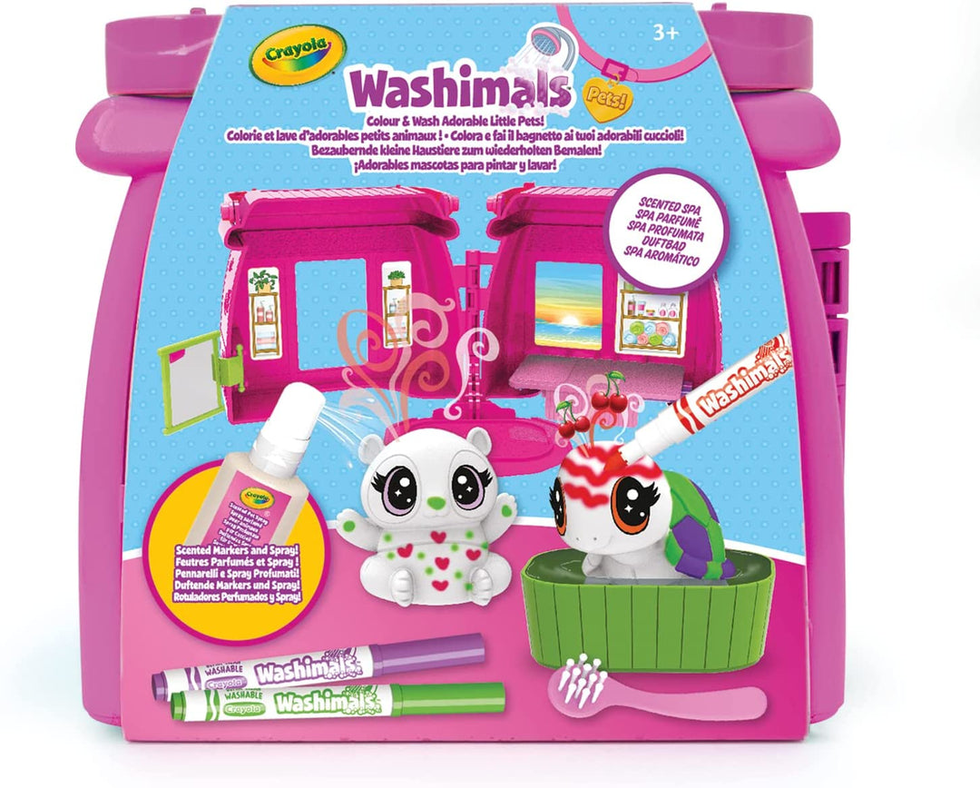 CRAYOLA 74-7475 Washimals Scented Spa Set for Coloring and Bathing, Creative Act