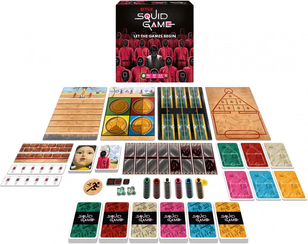 Mixlore | Squid Game | Board Game | Ages 16+ | 3-6 Players | 45 Minutes Playing
