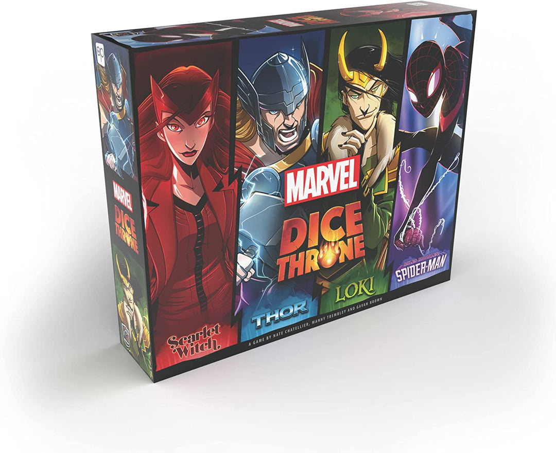 Marvel Dice Throne - 4-Hero Box (Scarlet Witch, Thor, Loki, Spider-Man)