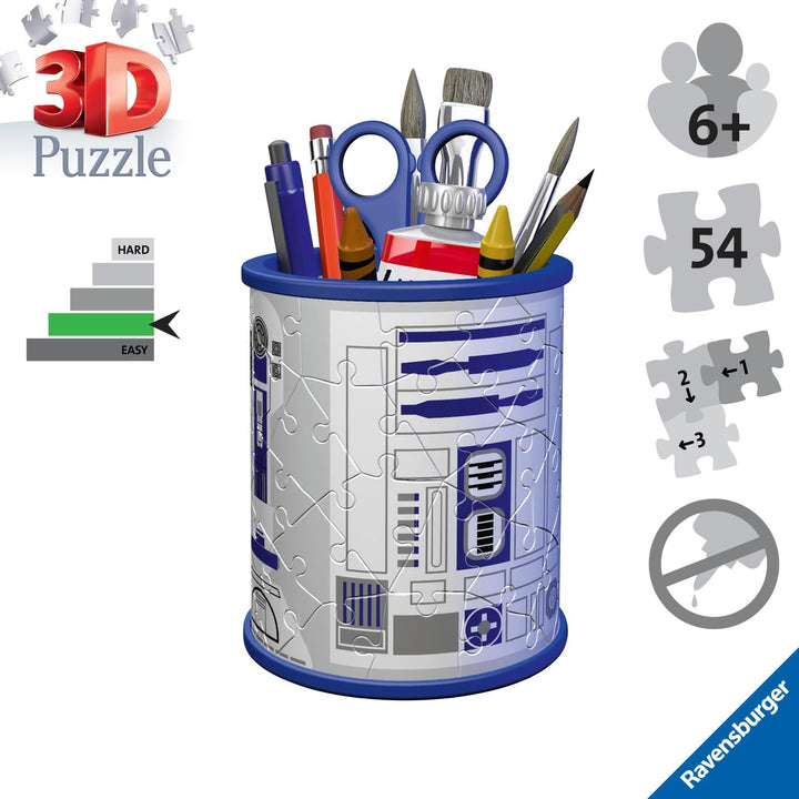 Ravensburger 11554 Star Wars R2-D2 3D Jigsaw Puzzle for Kids and Adults