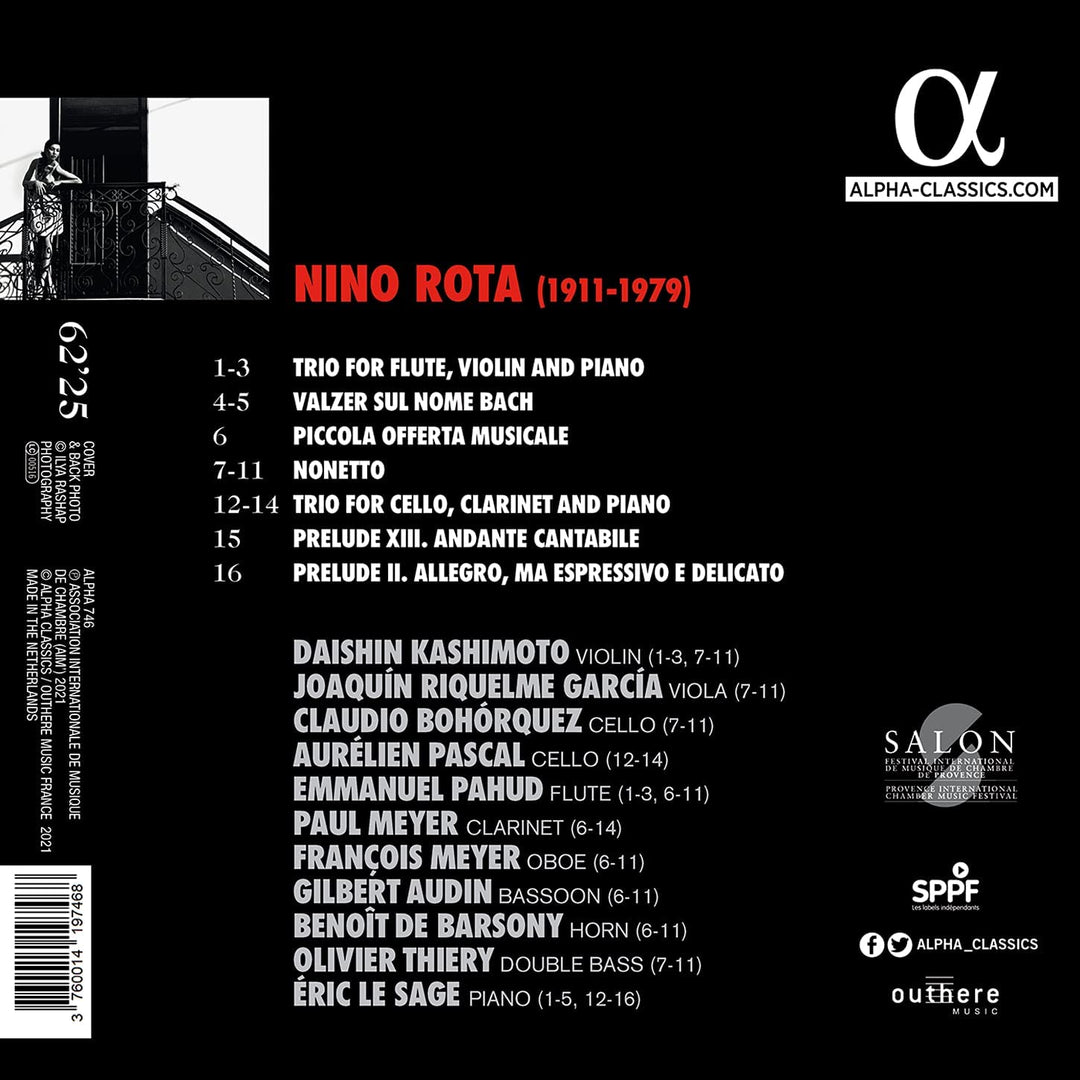 Nino Rota: Chamber Music [Audio CD]