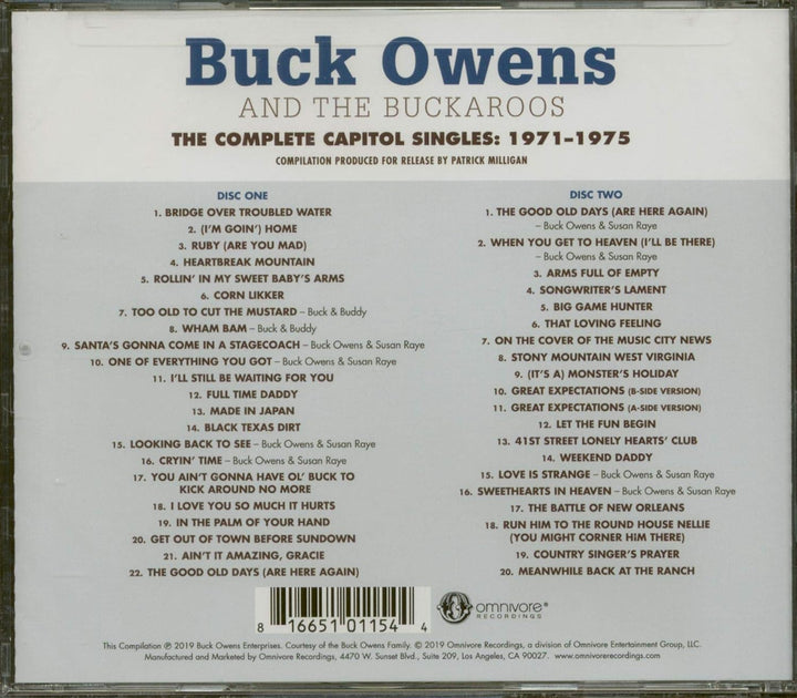 Buck Owens - Complete Capitol Singles: 1971-1975 [Audio CD]