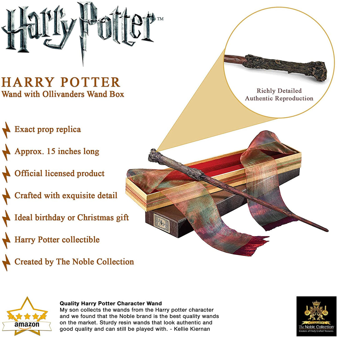 The Noble Collection Harry Potter Wand in Ollivanders Box 14.9 inch (38cm)