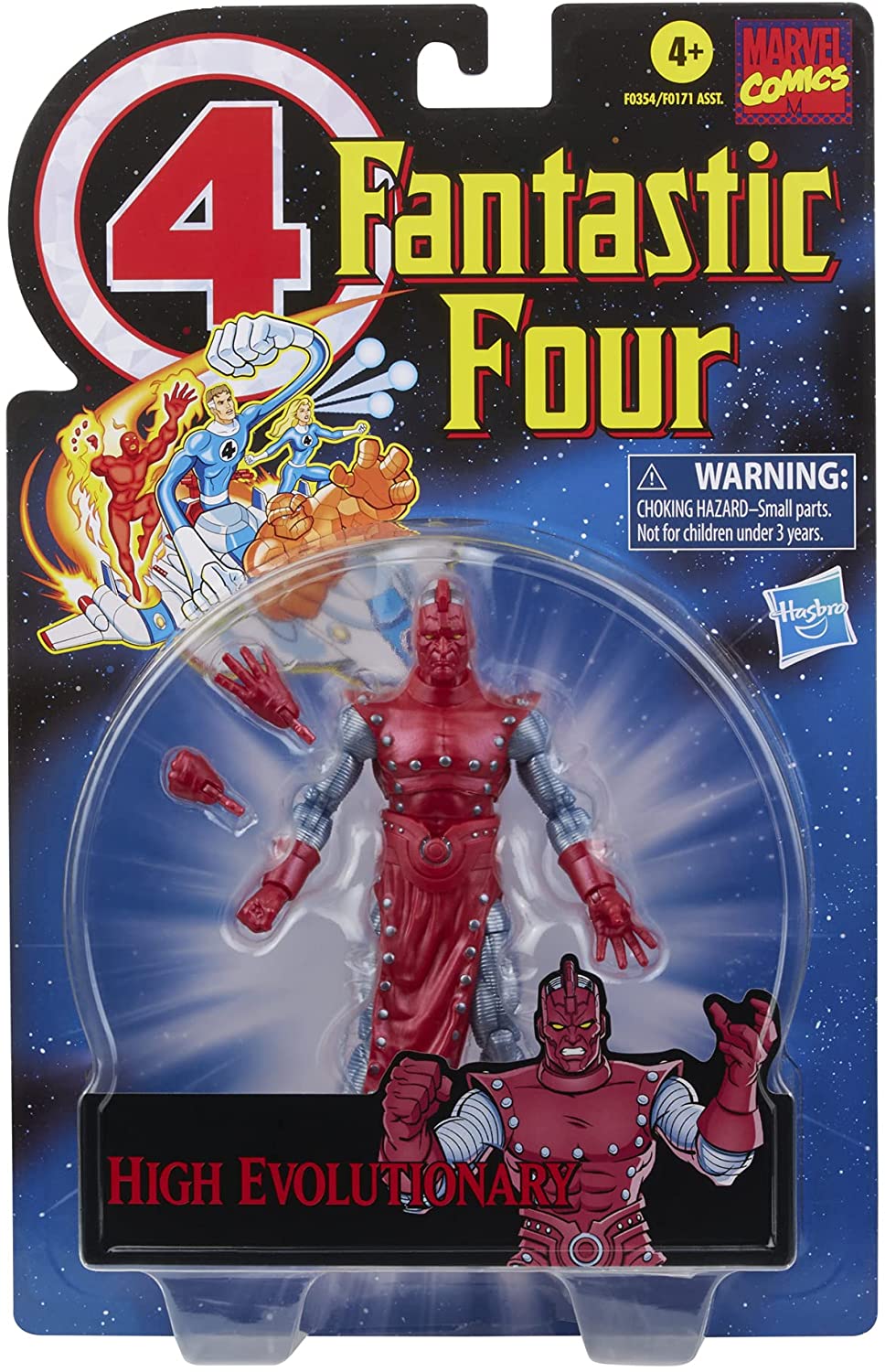 Hasbro Marvel Legends Series Retro Fantastic Four High Evolutionary 6-inch Actio