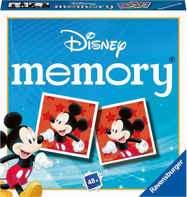 Ravensburger Disney Mini Memory Matching Picture Snap Pairs Game for Kids Age 3