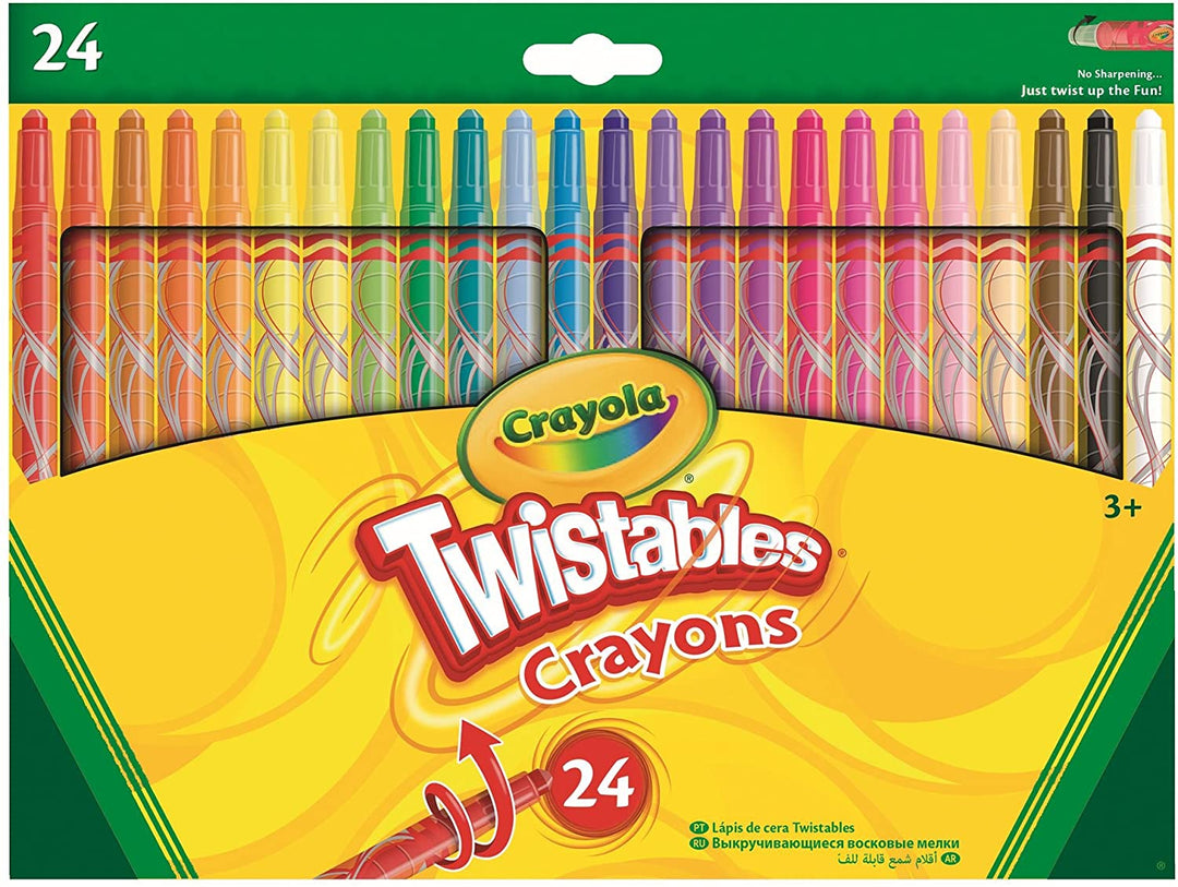 Crayola Twistables Crayons, Multi-Colour, Pack of 24