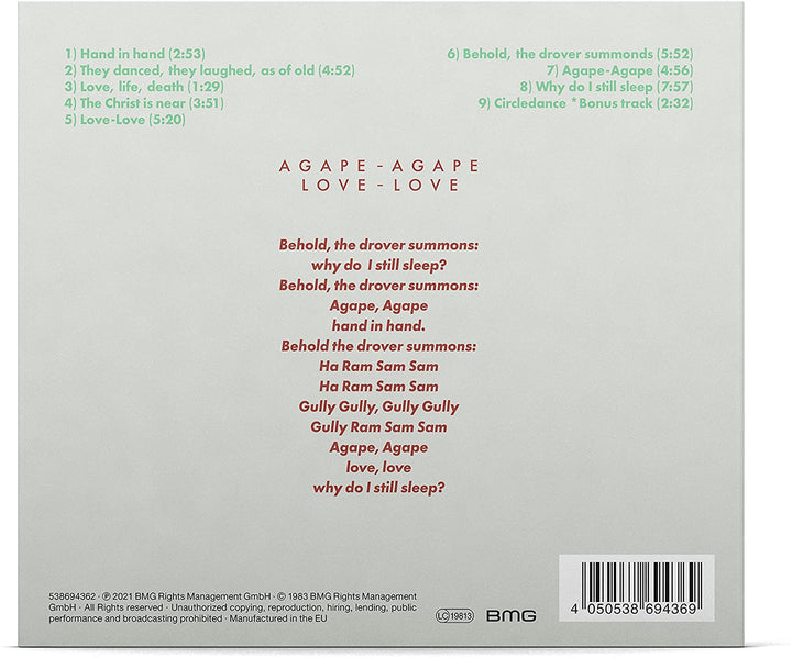 Popol Vuh - Agape-Agape (Love-Love) [Audio CD]