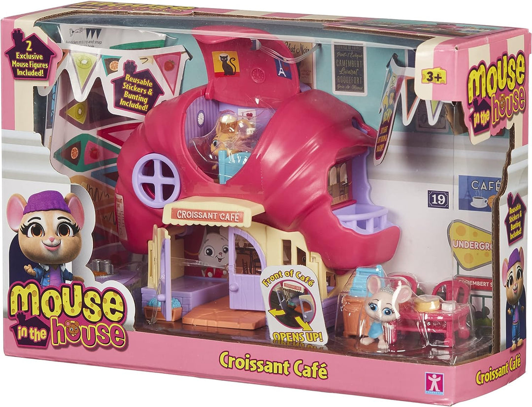 Character Options 07394 Millie & Friends Mouse in The House Croissant Café, Collectable Toys, Imaginative Play, Playset