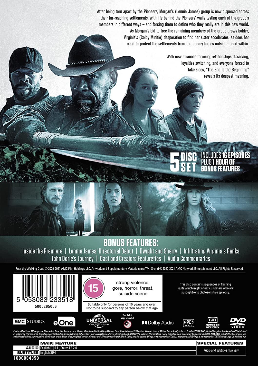Fear The Walking Dead The Complete Sixth Season -Drama  [2020] [DVD]