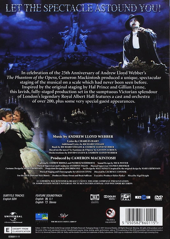 The Phantom of the Opera at the Royal Albert Hall (2011) [DVD]