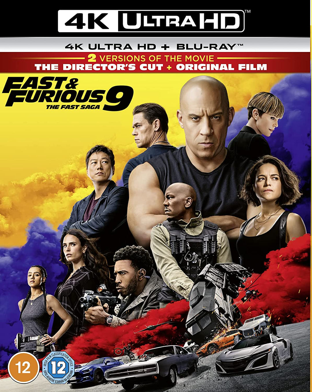 Fast & Furious 9 [4K Ultra HD] [2021] [Region Free] - Action/Drama [Blu-ray]