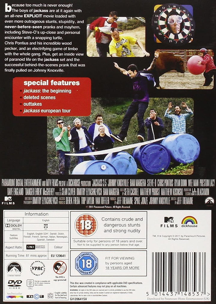 Jackass 3.5 - Comedy/Documentar [DVD]