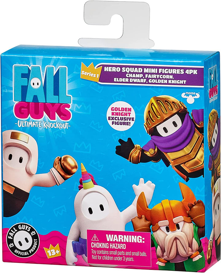 Fall Guys Hero Squad Mini Figures 4 Pack
