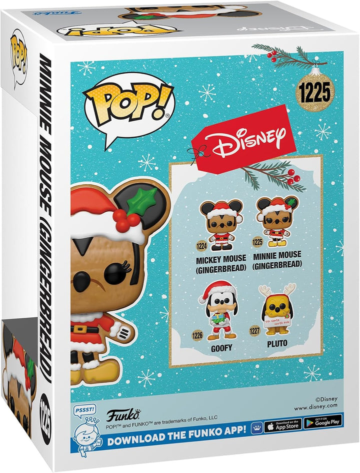 Funko POP! Disney: Holiday - Minnie Mouse - Gingerbread - Collectable Vinyl Figure